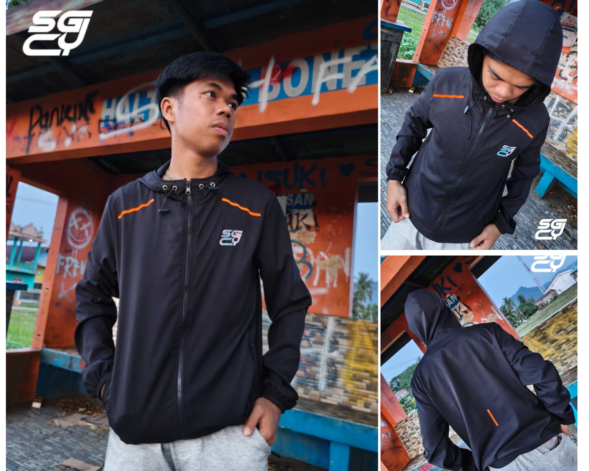 JAKET POLOSAN HITAM